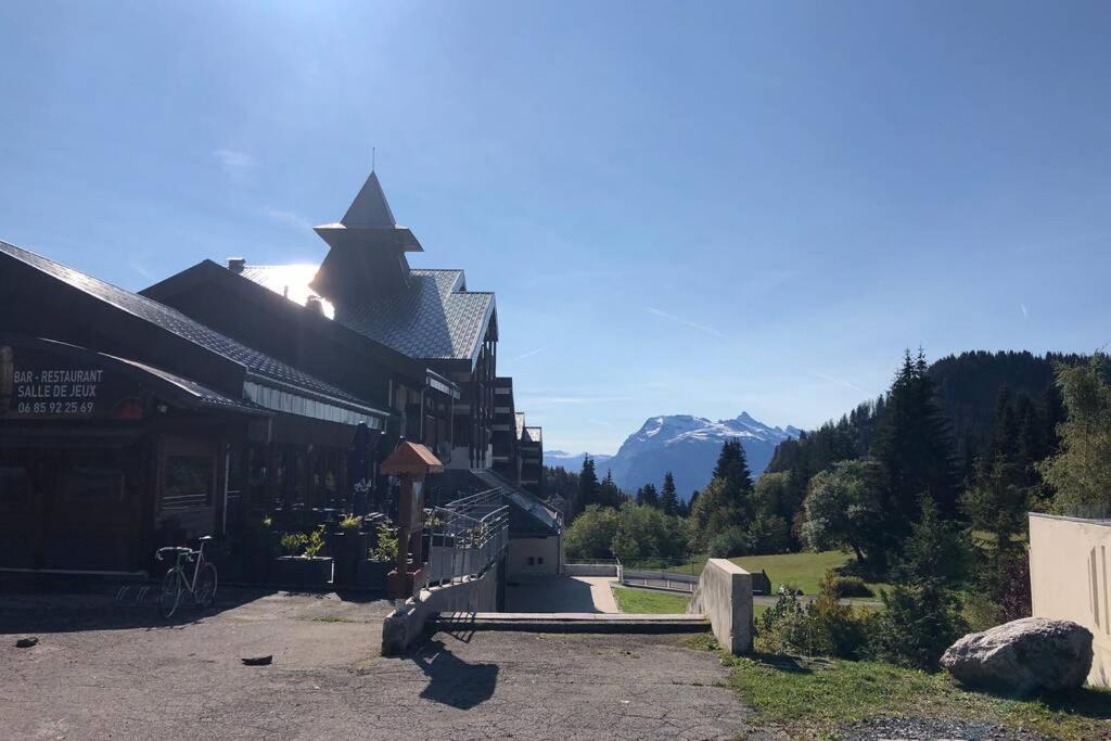 Ferienwohnung Studio Tmb - Le Praz De Lys Exterior foto