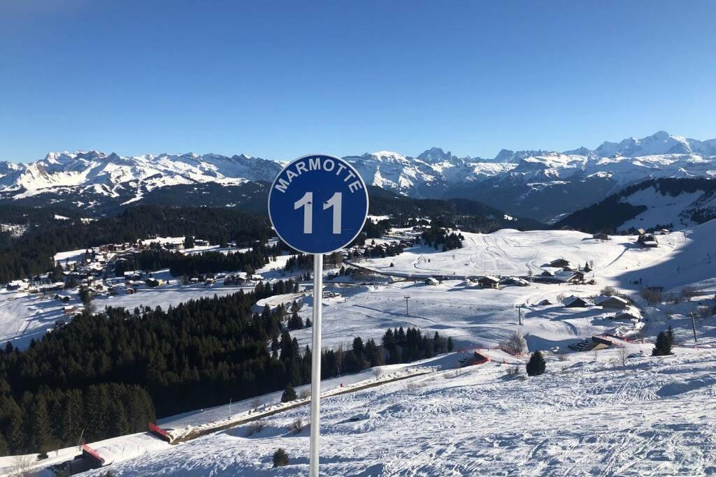 Ferienwohnung Studio Tmb - Le Praz De Lys Exterior foto